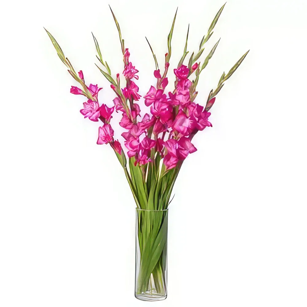 Jajba (Jaiba) kwiaty- Różowa letnia miłość Bukiet ikiebana