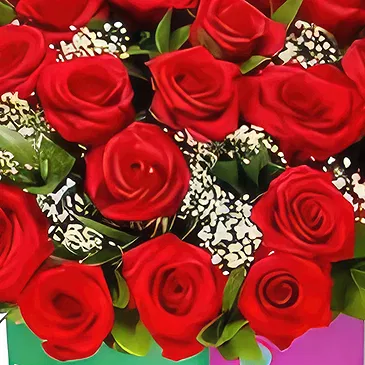 fleuriste fleurs de DIFC- Amour profond Bouquet/Arrangement floral