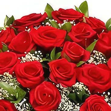 fleuriste fleurs de DIFC- Amour profond Bouquet/Arrangement floral