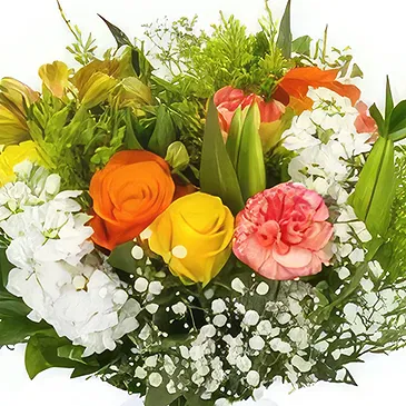 Amsterdam-Zuidoost flowers  -  Delightful Love Flower Bouquet/Arrangement