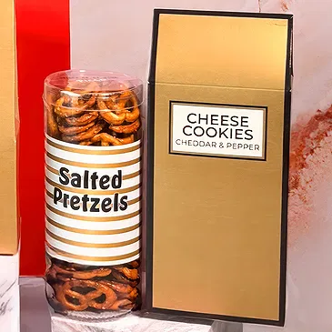 Alle andre byer blomster- Deluxe Snack Moments-gaveeske Blomsterarrangementer bukett