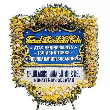 Semarang blomster- Begravelsestrykkeriet Blomst Levering