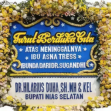 Semarang blomster- Begravelsestrykkeriet Blomst buket/Arrangement