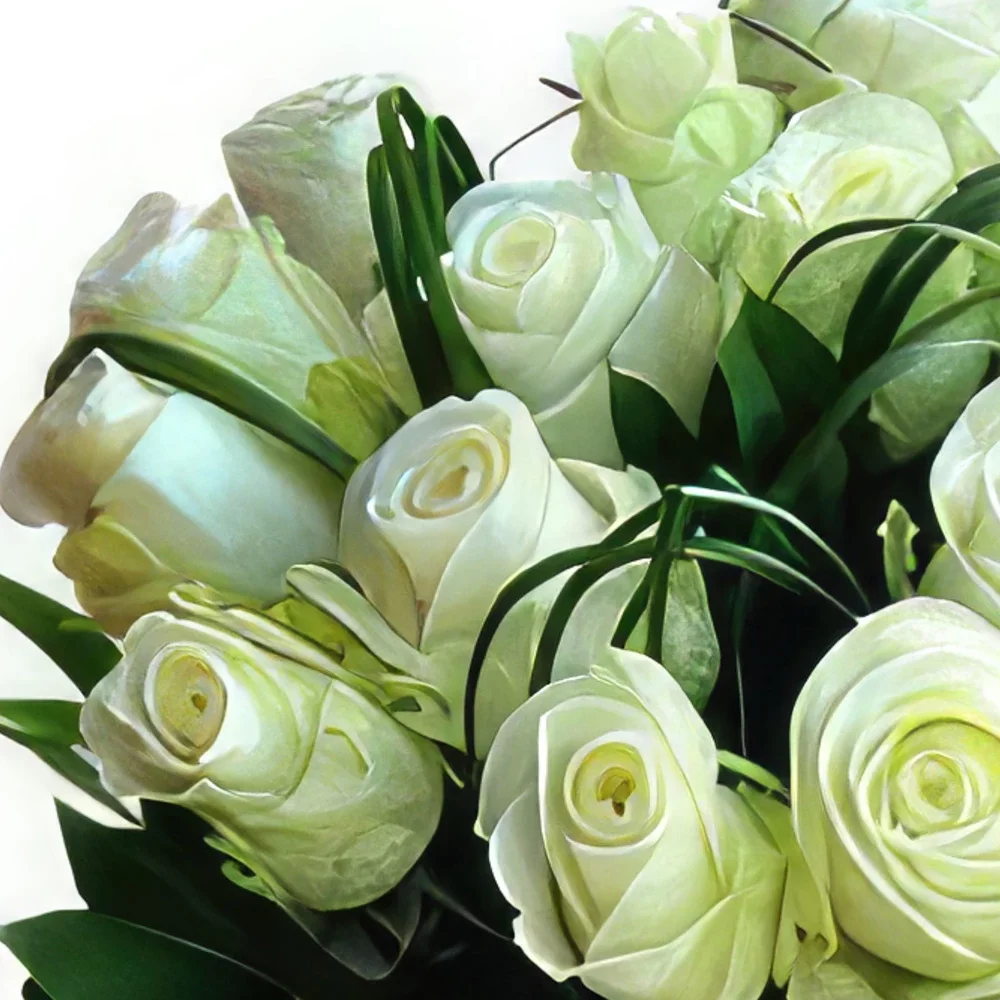 ดอกไม้ กวานาบาโก - ความจงรักภักดี ช่อดอกไม้/การจัดวางดอกไม้