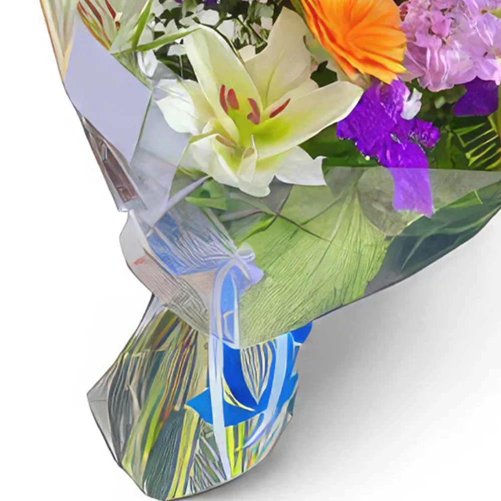Ибиса цветя- Многоцветен букет Букет/договореност цвете