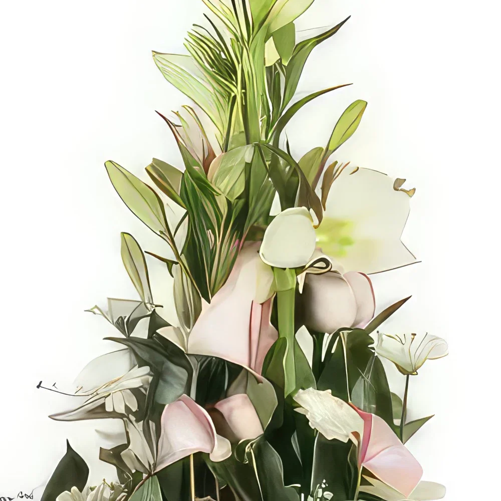 Бордо цветя- Божествена композиция Букет/договореност цвете