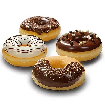 Amsterdam Blumen Florist- Donuts „Schokolade“ Bouquet/Blumenschmuck