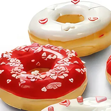 Amsterdam Blumen Florist- Donuts „Love“ Bouquet/Blumenschmuck