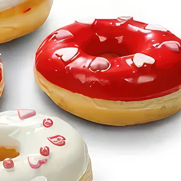 Amsterdam Blumen Florist- Donuts „Love“ Bouquet/Blumenschmuck