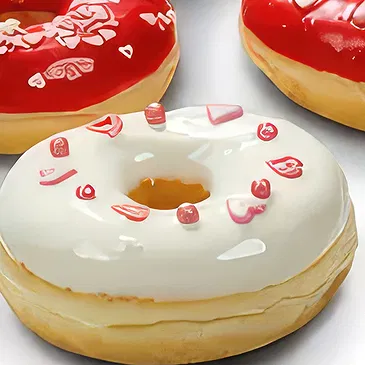 Amsterdam Blumen Florist- Donuts „Love“ Bouquet/Blumenschmuck