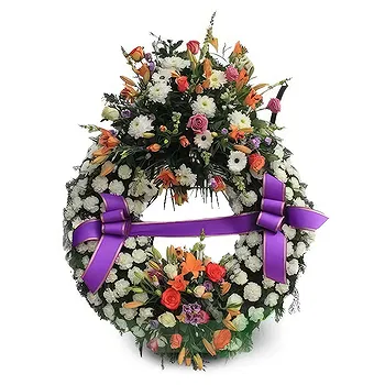 Cala Llonga flowers  -  Whispering Memories Wreath Flower Delivery