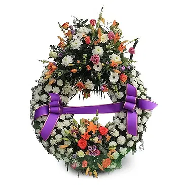 Cala Llonga flowers  -  Whispering Memories Wreath Flower Bouquet/Arrangement