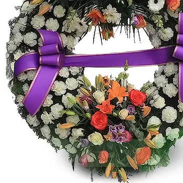 Cala Llonga flowers  -  Whispering Memories Wreath Flower Bouquet/Arrangement
