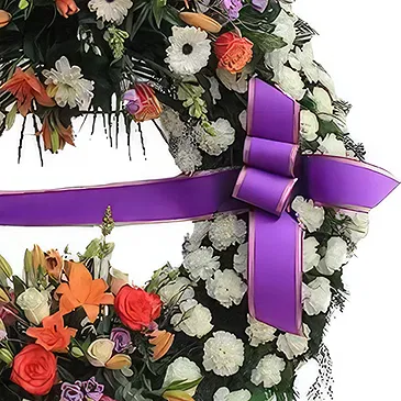 Cala Llonga flowers  -  Whispering Memories Wreath Flower Bouquet/Arrangement
