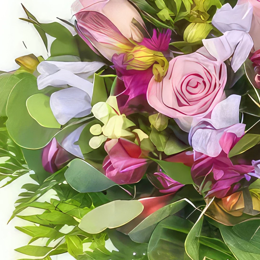 flores de Marselha- Buquê redondo de Eclat Bouquet/arranjo de flor