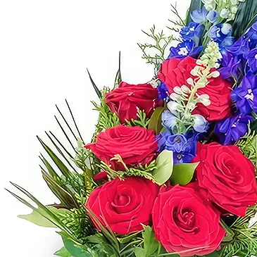 Barcelona flowers  -  Graceful Red Serenity Flower Bouquet/Arrangement
