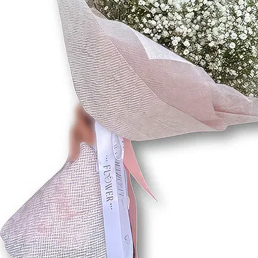 Al Shamkha flowers  -  Elegant Bouquet with Gypso  Flower Bouquet/Arrangement