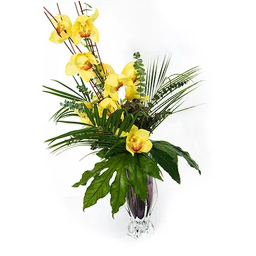 fiorista fiori di Firenze- Ramo di orchidea Cymbidium Bouquet floreale