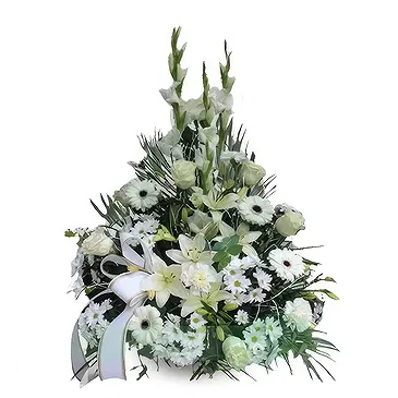 Cala Llonga flowers  -  Graceful Blooms Farewell Hub Flower Bouquet/Arrangement