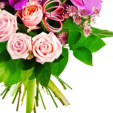 St. Maarten flowers  -  Bouquet of mixed pink flowers Flower Bouquet/Arrangement