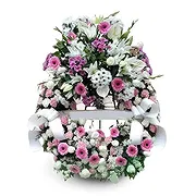 Cala Llonga online Florist - Tranquil Remembrance Circle Bouquet