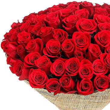 Oman flowers  -  100 Red Roses Bouquet Flower Bouquet/Arrangement