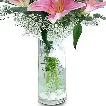 Llameo blomster- Liljebukett Blomsterarrangementer bukett