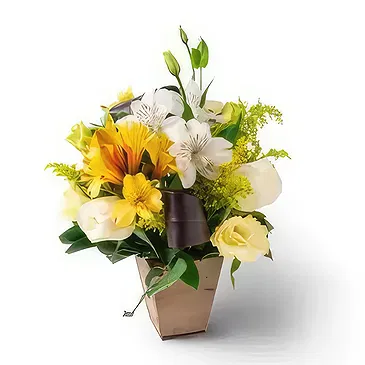 Santa Maria flowers  -  Arrangement of Lisianthus and Astromélias Flower Bouquet/Arrangement