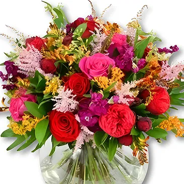 United Arab Emirates flowers  -  Elegant Mixed Roses Bouquet Flower Bouquet/Arrangement