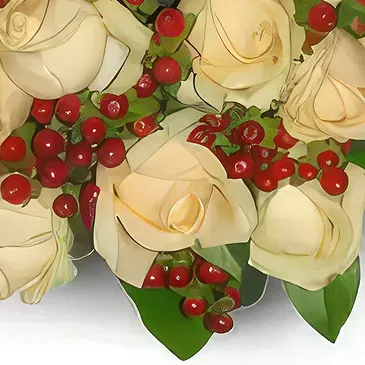 Polen Blumen Florist- Ursprüngliche Liebe Bouquet/Blumenschmuck