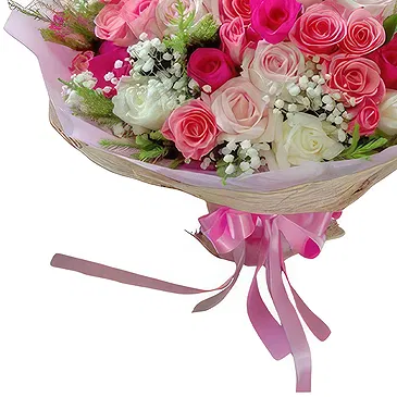 Kenya flowers  -  Soft Serenity Flower Bouquet/Arrangement