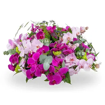 Zande blommor- Elegant rosa Biedermeier-hyllning Bukett/blomsterarrangemang