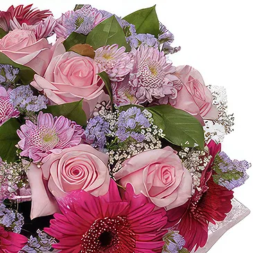 Greece flowers  -  PINK LOVE  Flower Bouquet/Arrangement