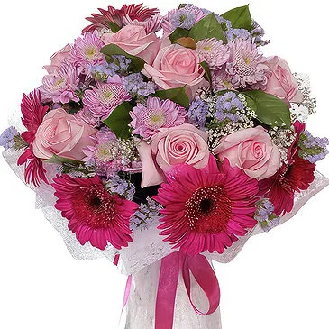 Greece flowers  -  PINK LOVE  Flower Bouquet/Arrangement
