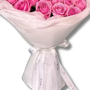 Garhoud flowers  -  Elegant Pink Roses Bouquet Flower Bouquet/Arrangement