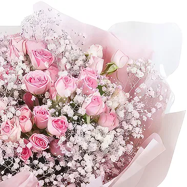 Palia Ampelia flowers  -  Soft Love Flower Bouquet/Arrangement