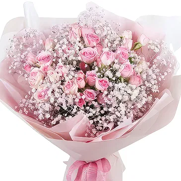 Palia Ampelia flowers  -  Soft Love Flower Bouquet/Arrangement