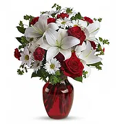 Termini online Florist - Bouquet with Lilies, Gerberas and Roses Bouquet