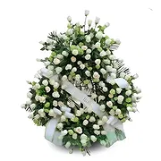 Javea online Florist - Serenity Tribute Crown Bouquet