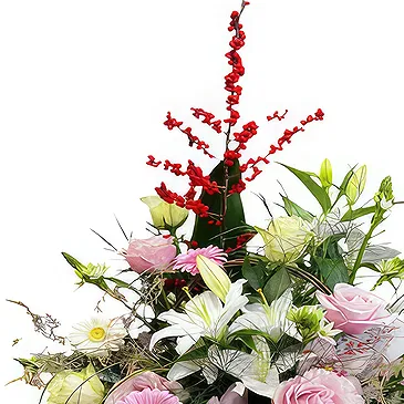 All other cities flowers  -  Graceful Flower Basket Flower Bouquet/Arrangement
