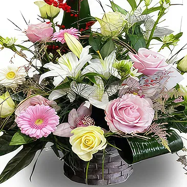 All other cities flowers  -  Graceful Flower Basket Flower Bouquet/Arrangement
