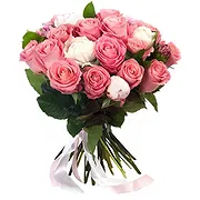 Italy online Florist - Bouquet of white and pink roses Bouquet