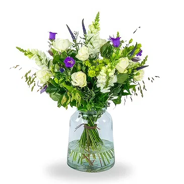 Zande blommor- Kondoleansbukett Bukett/blomsterarrangemang