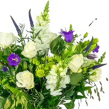 Zande blommor- Kondoleansbukett Bukett/blomsterarrangemang