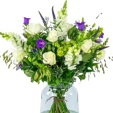 Zande blommor- Kondoleansbukett Bukett/blomsterarrangemang