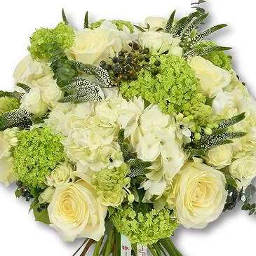 An-Najadah blomster- Elegant hvit blomsterbukett Blomsterarrangementer bukett