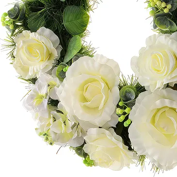 Uster Blumen Florist- Weißes Blumenarrangement Bouquet/Blumenschmuck