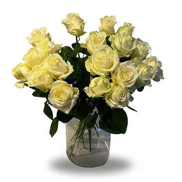 Aalst bloemen bloemist- Mont Blanc rozen Boeket/bloemstuk