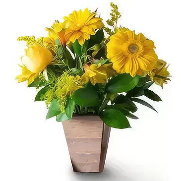 Chile flowers  -  Yellow Field Flowers Arrangement Flower Bouquet/Arrangement