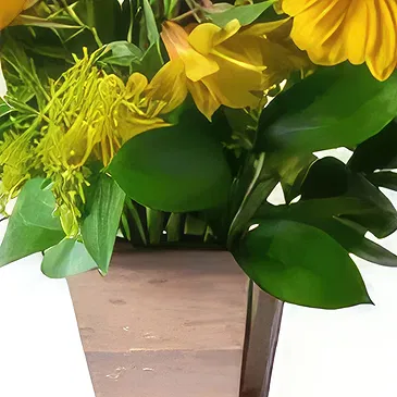 Chile flowers  -  Yellow Field Flowers Arrangement Flower Bouquet/Arrangement